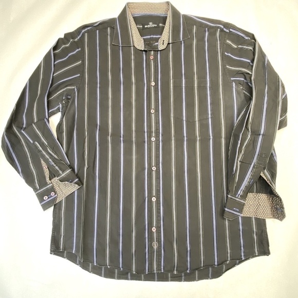 BUGATCHI XL CASUAL BUTTON DOWN - Picture 1 of 9